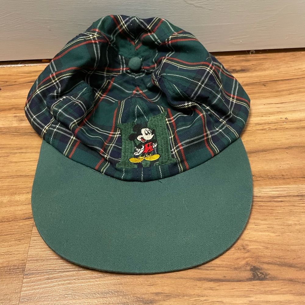 Vintage Plaid Mickey Mouse Hat